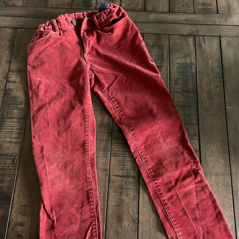 Boys Rust Red Gap Corduroy Pants
